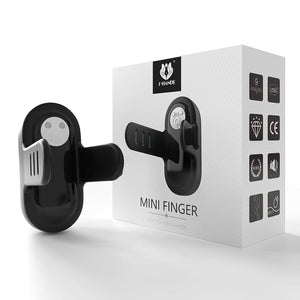 Mini Finger Vibrator with Packaging - Black