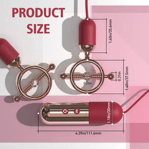 Vibrating Nipple Clamps - Product View 3