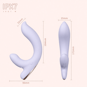 Ultra-Soft Rabbit Vibrator - IPX7 Waterproof Size Dimensions