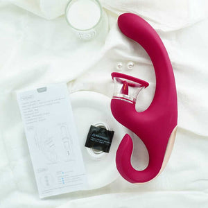 Sandra 3-in-1 rabbit vibrator lifestyle product shot