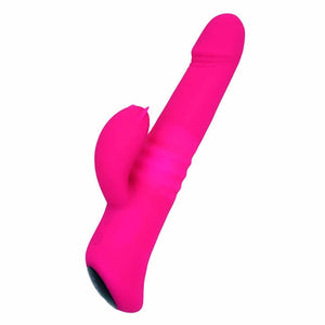 Kaya thrusting vibrator in red - front view