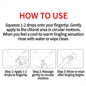 Clary Sage Arousal Serum - How To Use Instructions