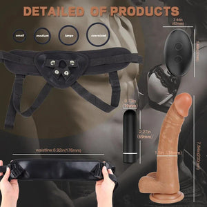 Croods Wearable Realistic Dildo - product feature highlight
