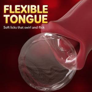 Sex Lips flexible tongue — soft licks that swirl and flick