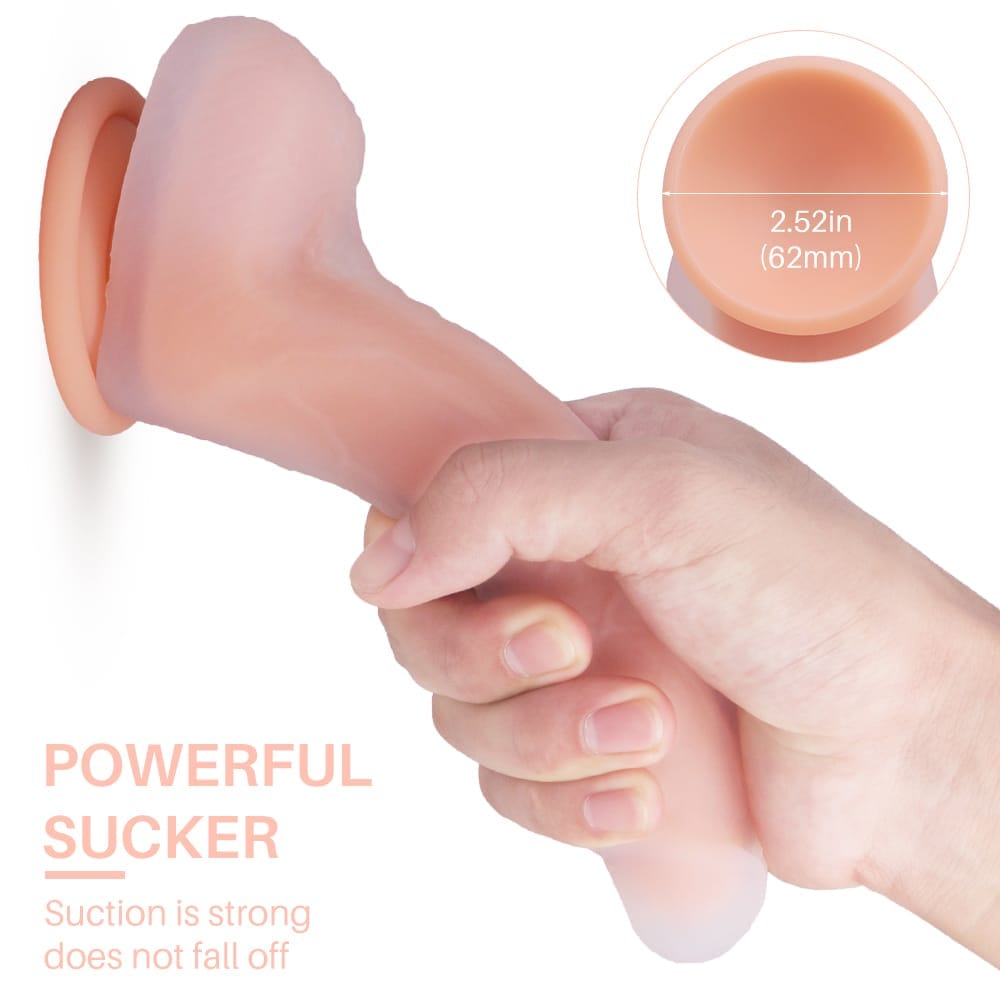 Tarzan Dual-Layer Bendable Dildo — Soft Outside, Firm Inside