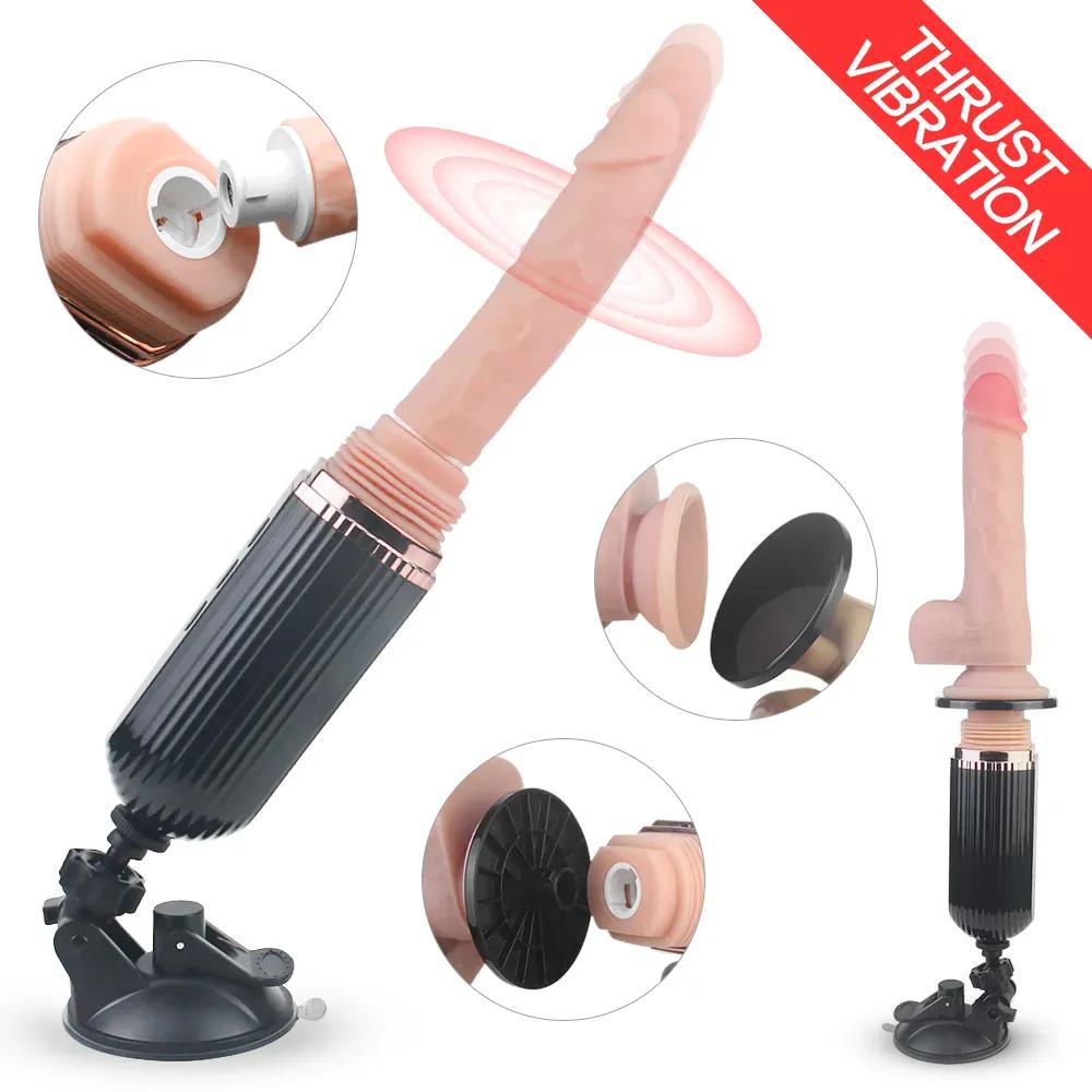 Gatling Compact Thrusting Dildo Machine — Interchangeable Attachment