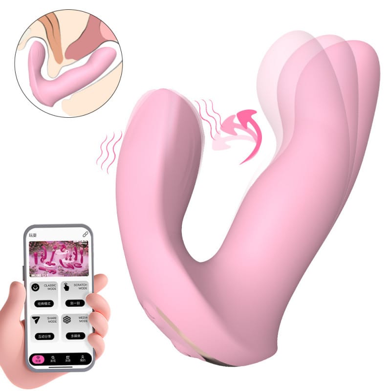 Qiyana App-Controlled Wearable Vibrator — Finger-Motion Tapping