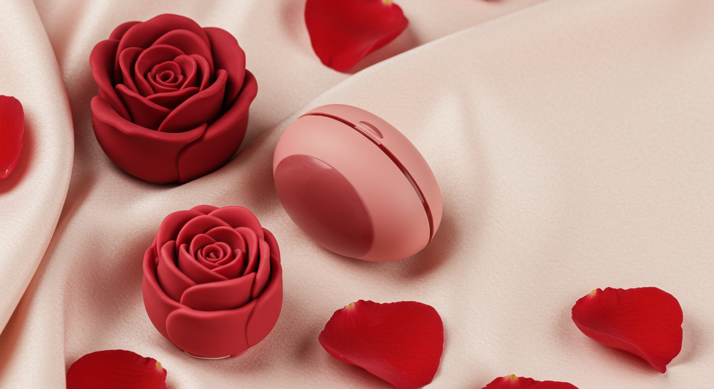 Rose Toy Review 2026 - Best Rose Vibrators on Pink Silk with Rose Petals