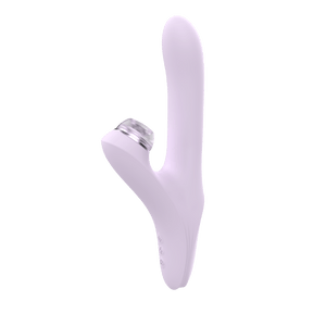 Linglong Thrusting Rotating Bead Vibrator with Suction - close-up detail shot