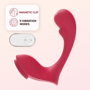 Magnetic Wearable Vibrator - Magnetic Clip 9 Vibration Modes