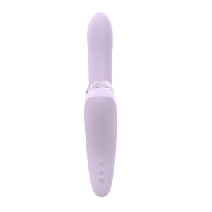 Linglong Thrusting Rotating Bead Vibrator with Suction - texture and material detail