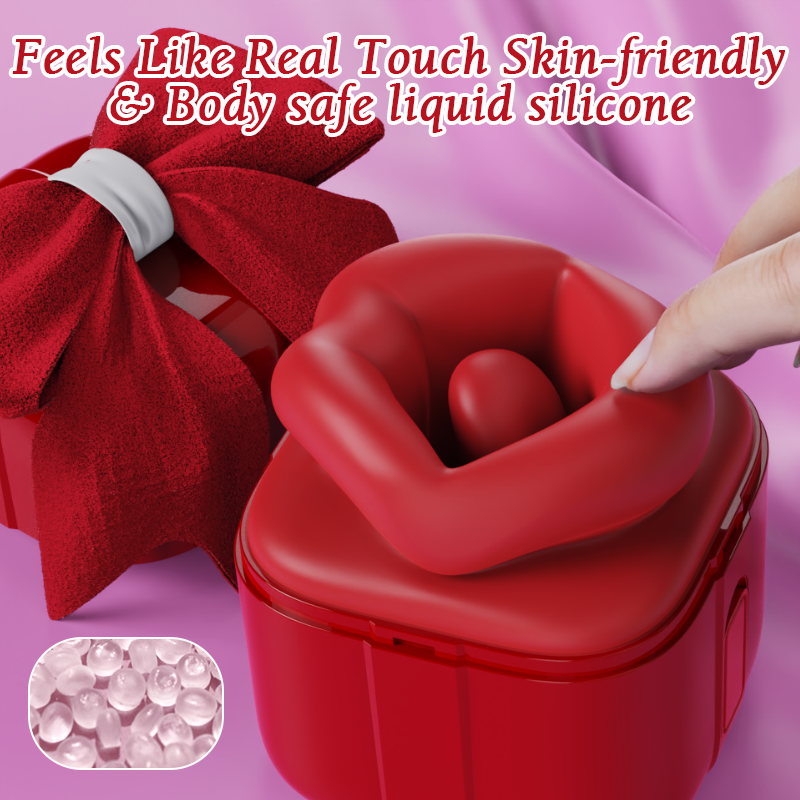 Kiss Box soft body-safe liquid silicone mouth