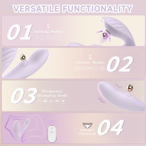 Shell Wearable Egg Vibrator — Suck, Vibe & Tap - Image 4