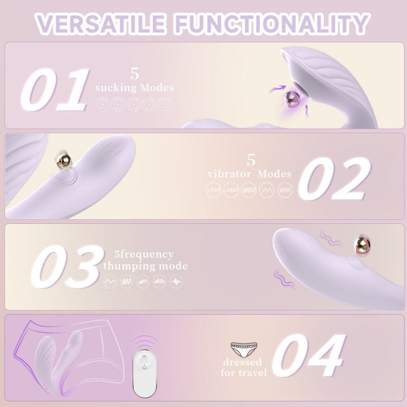 Shell Wearable Egg Vibrator — Suck, Vibe & Tap - Image 4