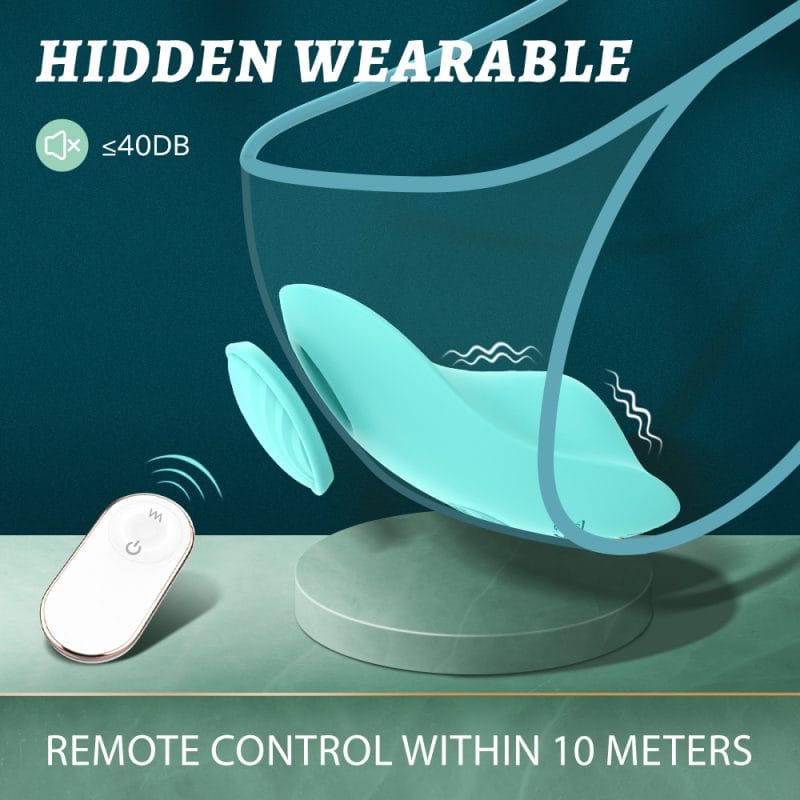 Magnetic Wearable Vibrator - Hidden Wearable Remote Control