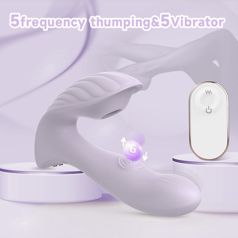 Shell Wearable Egg Vibrator — Suck, Vibe & Tap - Image 3