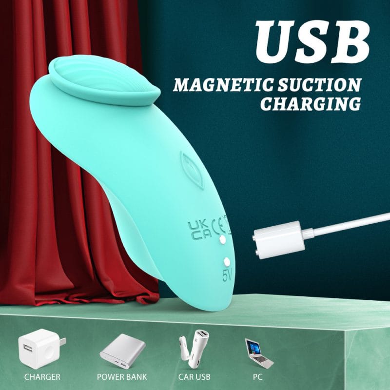 Magnetic Wearable Vibrator - USB Magnetic Suction Charging