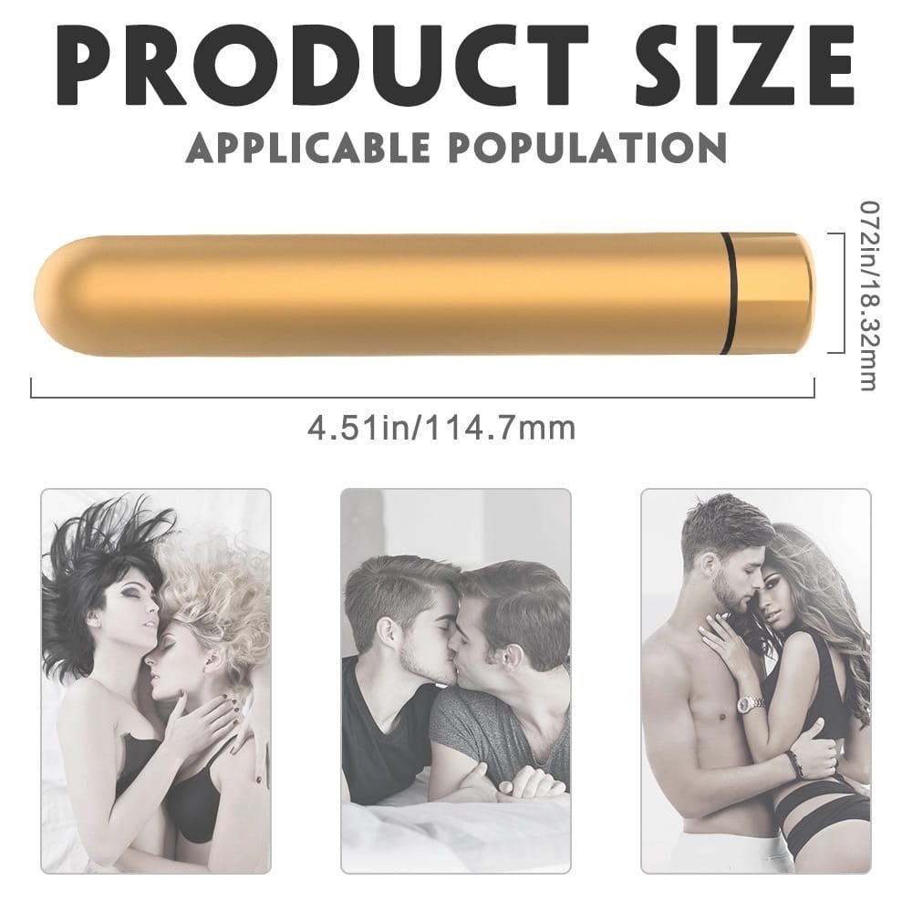 Seed 4 Metal Bullet Vibrator - product feature highlight