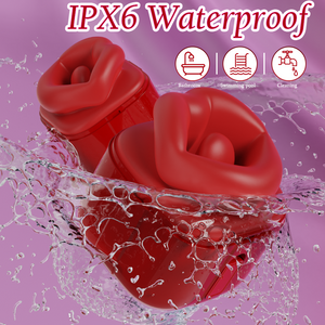 Kiss Box licking vibrator IPX6 splash-proof rating