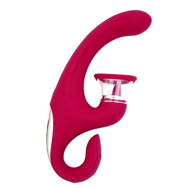 Sandra 3-in-1 G-Spot and Clitoral Suction Rabbit Vibrator