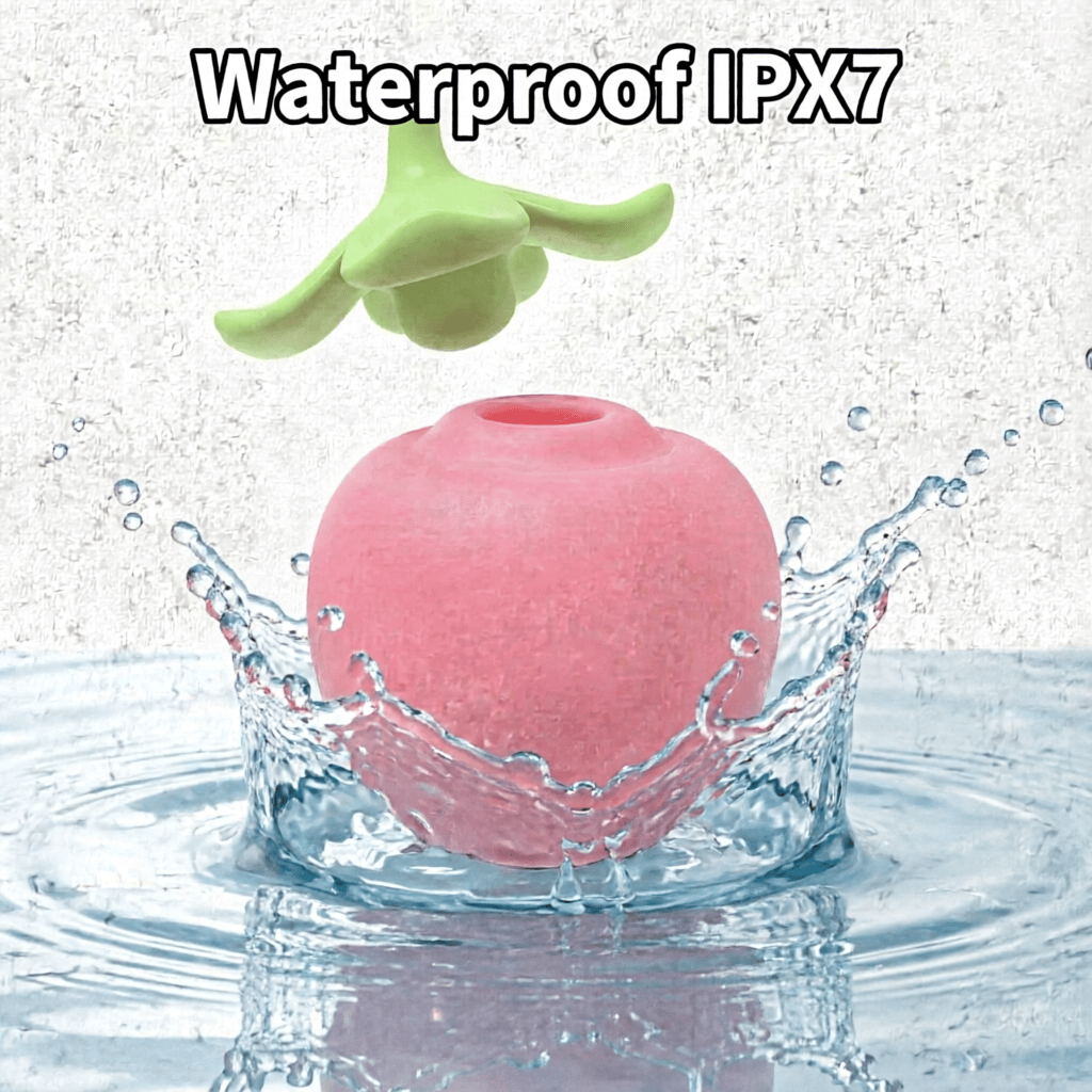 Strawberry Sucking Vibrator - Waterproof IPX7