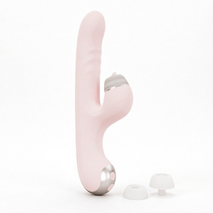 5-in-1 Thrusting Vibrator - White Background