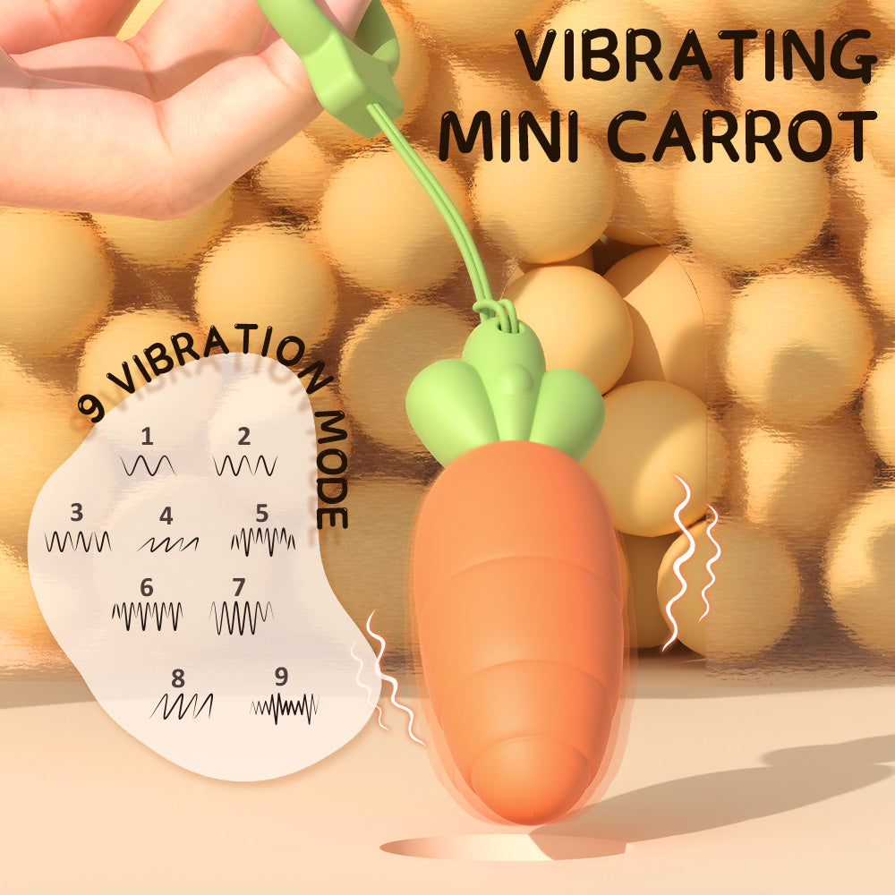 Carrot mini vibrator 9 vibration modes