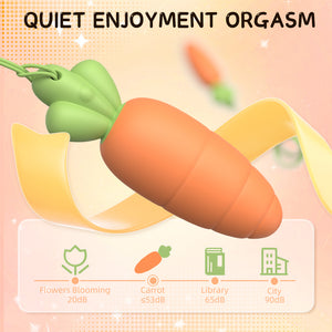 Carrot mini vibrator quiet motor under 53 dB