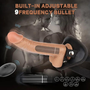 Croods Wearable Realistic Dildo - side profile angle