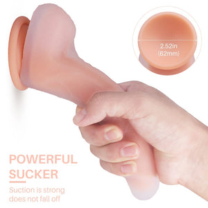 Tarzan Dual-Layer Bendable Dildo - close-up detail shot