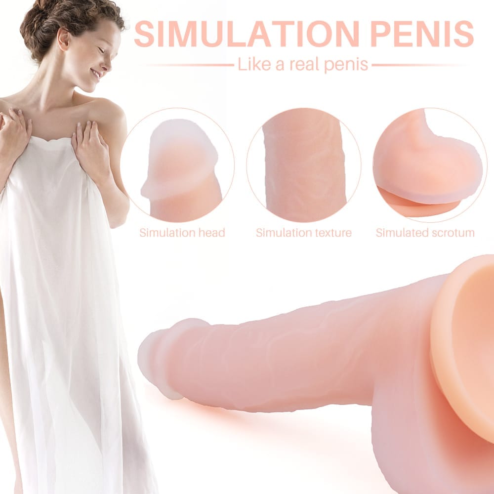 Tarzan Dual-Layer Bendable Dildo - texture and material detail