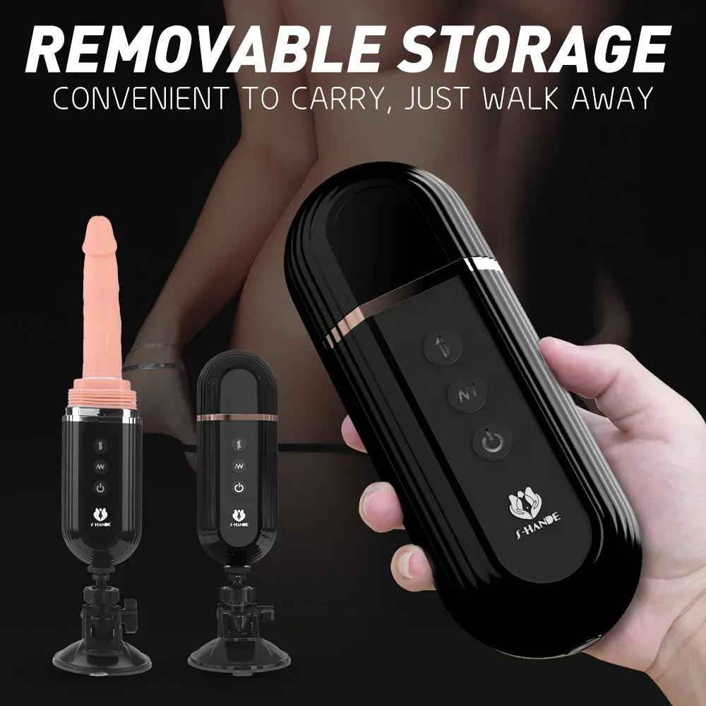 Gatling Compact Thrusting Dildo Machine - color variation view