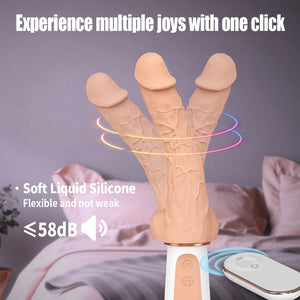 Patton Thrusting Realistic Dildo Machine - side profile angle