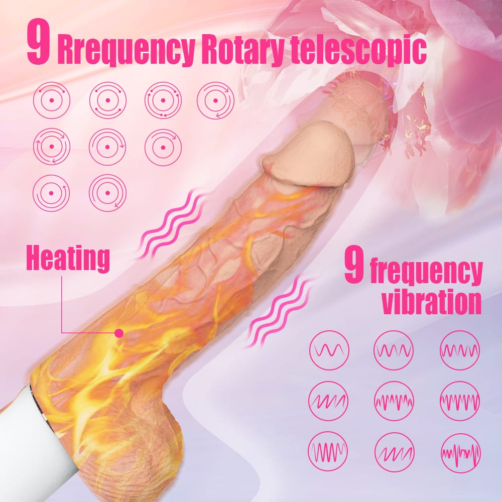 Patton Thrusting Realistic Dildo Machine - texture and material detail