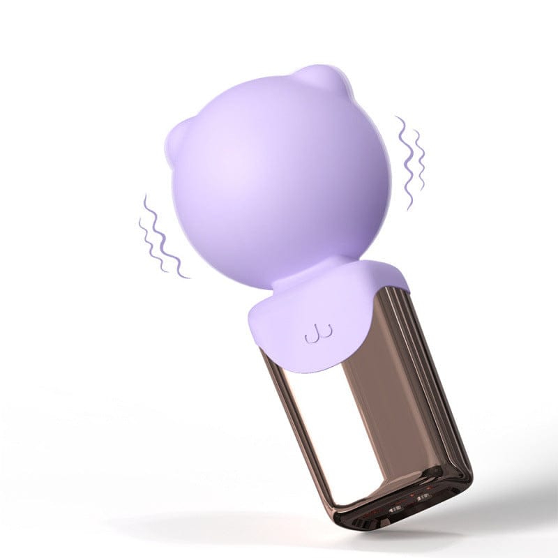 Mini Bear Bullet Vibrator - Purple